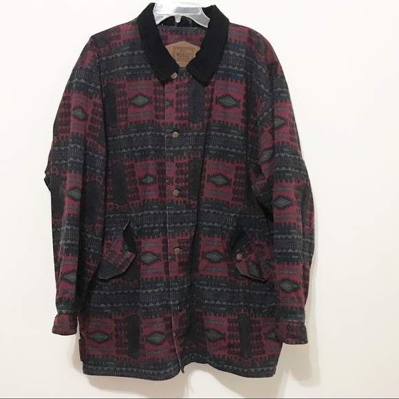 Woolrich Other - Vtg Woolrich Navajo Aztec Multicolor Full Zip Coat